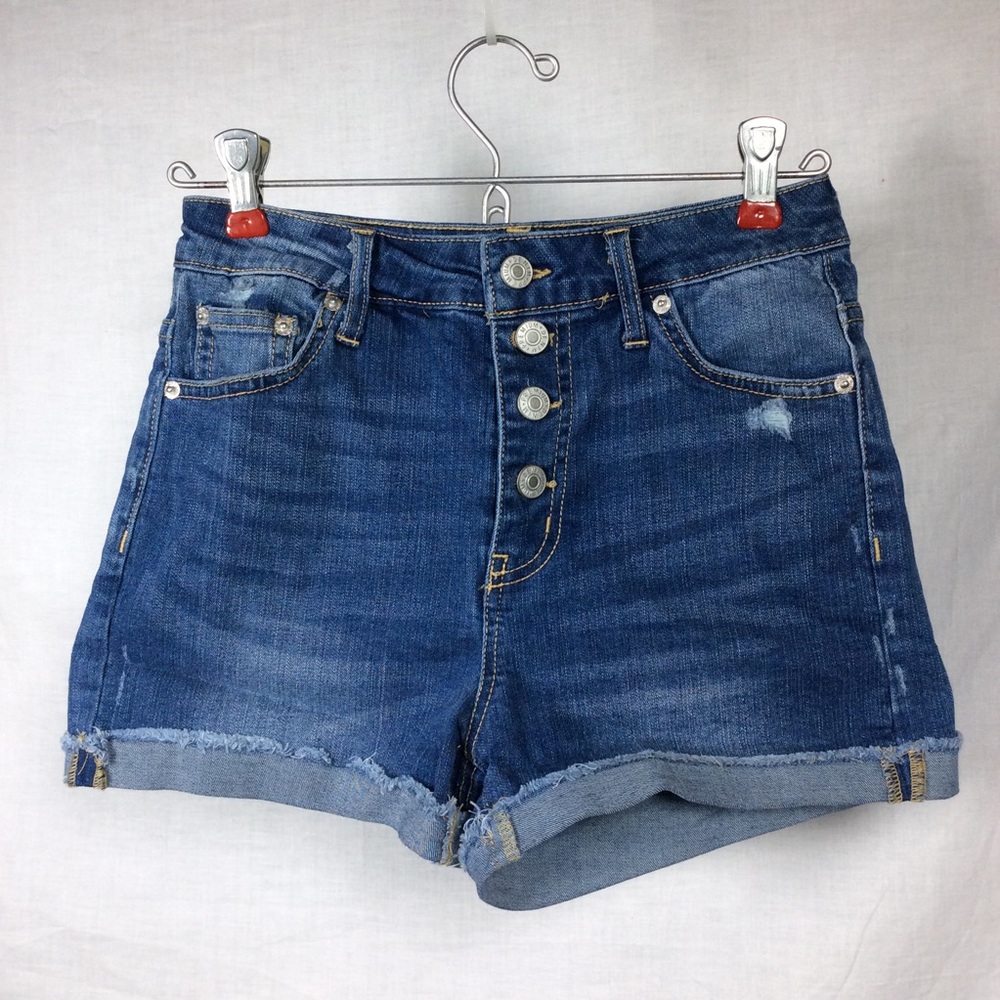 Love Tree Denim Women’s Button Front Shorts, Sz S